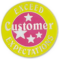 Customer Service - Exceed Expectations Lapel Pin